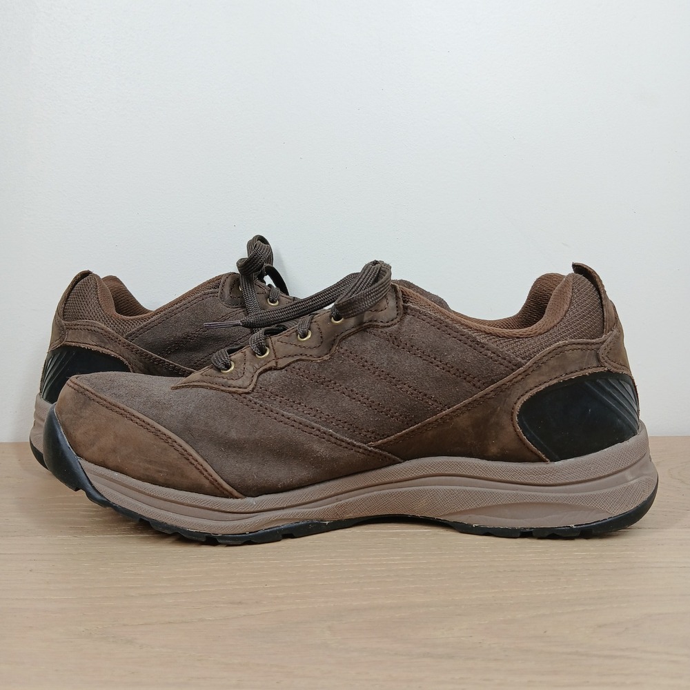 New Balance 968 Sneakers Men 10.5 Brown Leather Comfort Orthopedic Walking Shoes - Picture 4 of 11